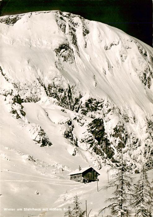 Stahlhaus 1731m Torrenerjoch AT mit Hohem Brett