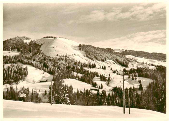 Balderschwang Panorama mit Bodensee Skihuette