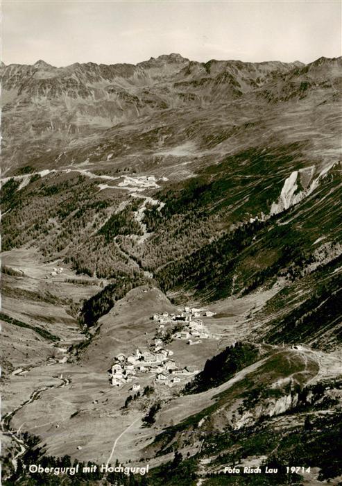 Obergurgl Soelden oetztal Tirol Fliegeraufnahme mit Hochgurgl
