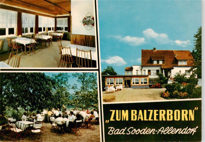 Bad Sooden-Allendorf Pension Haus Waldluft mit Gaststaette Zum Balzerborn Garten