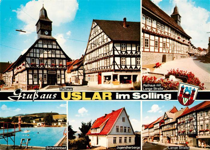 Uslar Solling Rathaus Lange Strasse Schwimmbad Jugendherberge