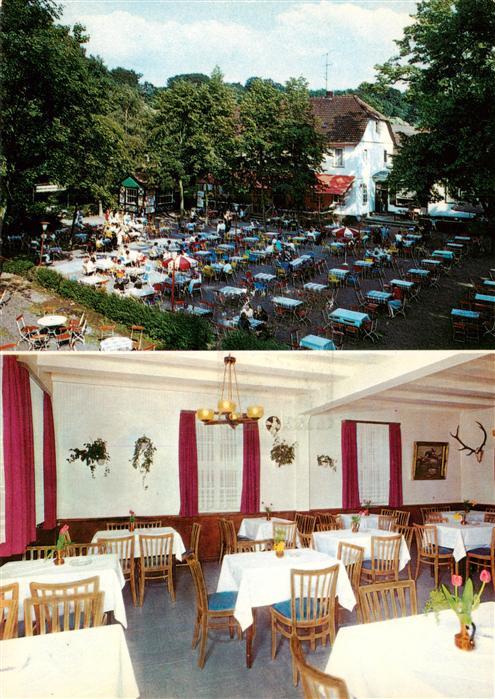 Northeim Niedersachsen Waldhotel Gesundbrunnen Gartenwirtschaft Gaststube