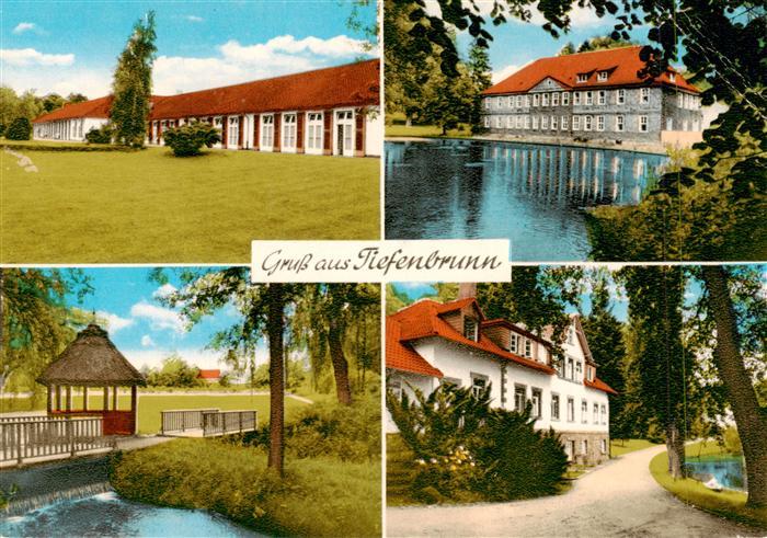 Tiefenbrunn Goettingen Sanatorium Park Teilansichten