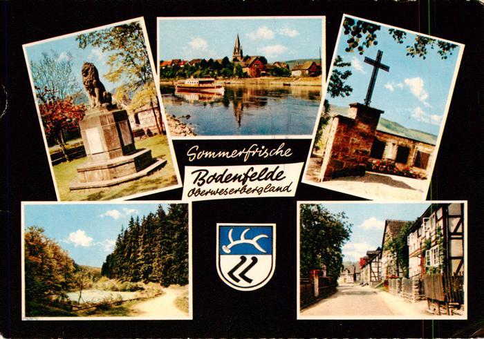 Bodenfelde Denkmal Weserpartie Gedenkstaette Waldpartie Strasse