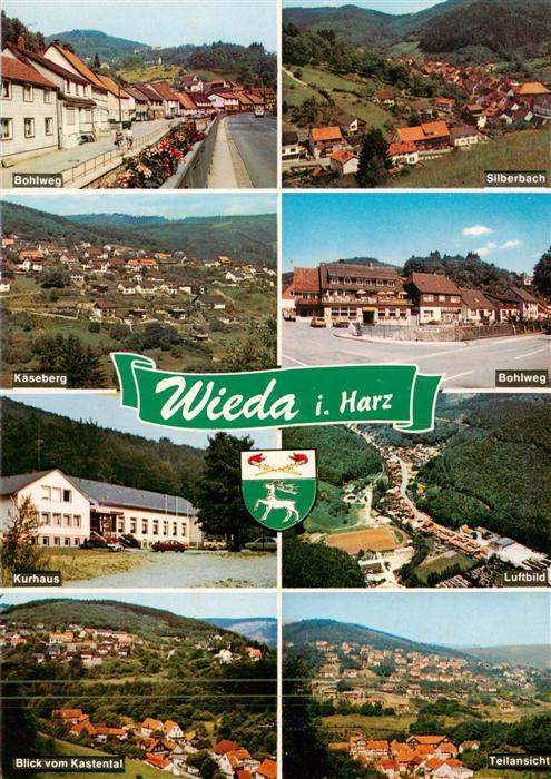 Wieda Bohlweg Silberbach Kaeseberg Kurhaus Blick vom Karstental