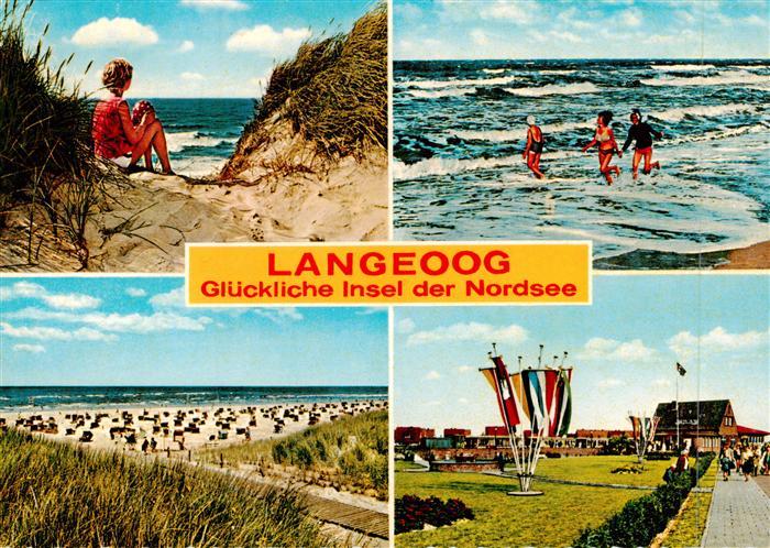 Langeoog Nordseebad Duenen Strand Badespass Inselbahnhof