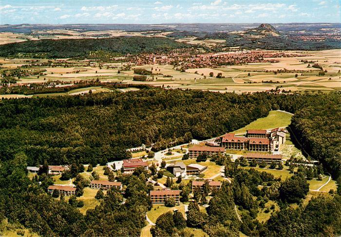 Gailingen Singen BW Kliniken Dr Schmieder Klinikteil mit Hegau und Hohentwiel