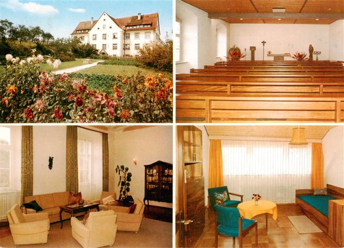 Weiterdingen Hilzingen Muettererholungsheim St Konrad Gastraeume Hauskapelle