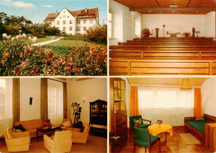 Weiterdingen Hilzingen Muettererholungsheim St Konrad Gastraeume Hauskapelle