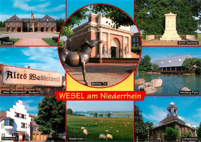 Wesel  Rhein Zitadelle Altes Wasserwerk Museum Erkerhaus Berliner Tor Niederrhei