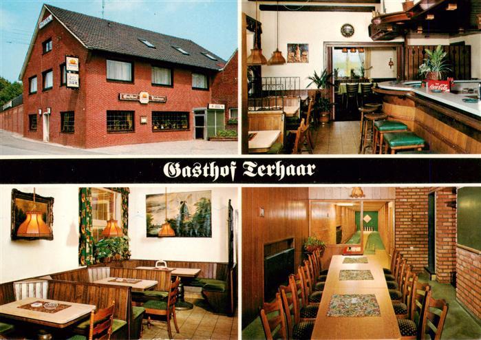 Wessum Gasthof Terhaar Gastraum Kegelbahn