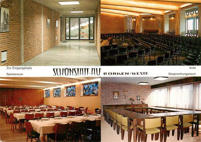 Schoenstatt Au Borken Tagungshaus Eingangshalle Speiseraum Aula Besprechungsraum