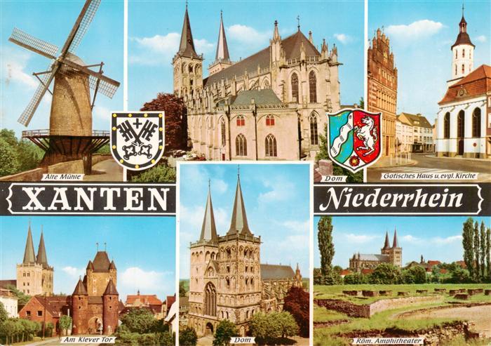 Xanten Alte Muehle Dom Gotisches Haus Kirche Klever Tor Roemisches Amphitheater