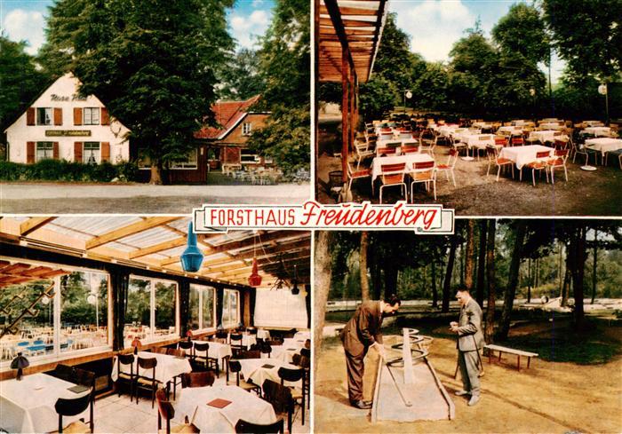 Altschermbeck Forsthaus Freudenberg Restaurant Terrasse Minigolf