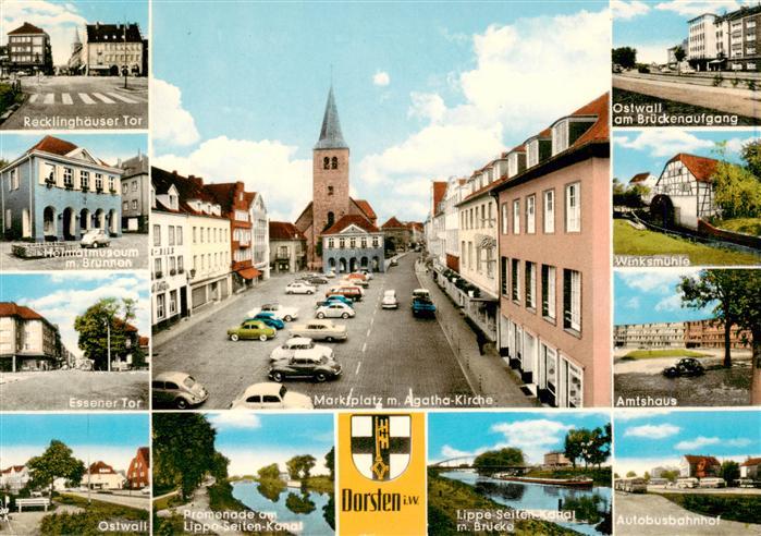 Dorsten Stadttore Heimatmuseum Ostwall Marktplatz Kirche Promenade Lippe-Seiten-