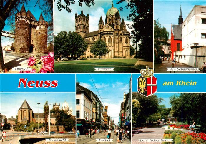 Neuss Obertor Muenster Am Sebastianus Stadtzentrum Buechel Botanischer Garten