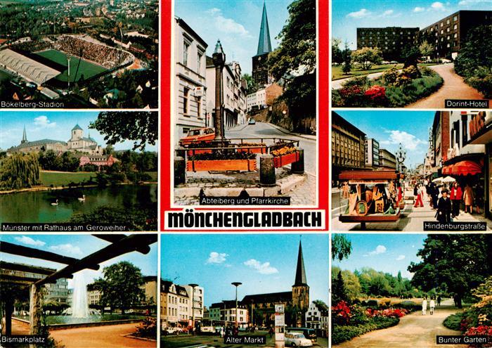 MoeNCHENGLADBACH NRW Boekelberg-Stadion Luftaufnahme Muenster Rathaus Geroweihe