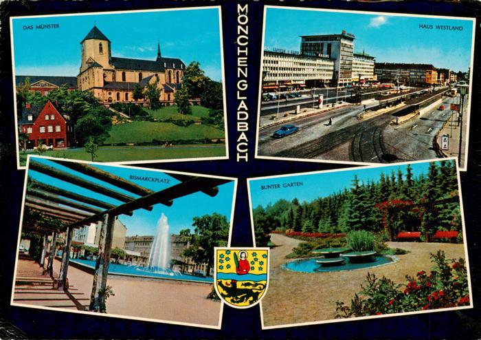 MoeNCHENGLADBACH NRW Muenster Haus Westland Bismarckplatz Bunter Garten