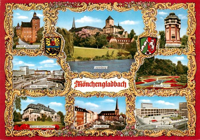 MoeNCHENGLADBACH NRW Schloss Myllendonk Abteiberg Wasserturm Bunter Garten Haus