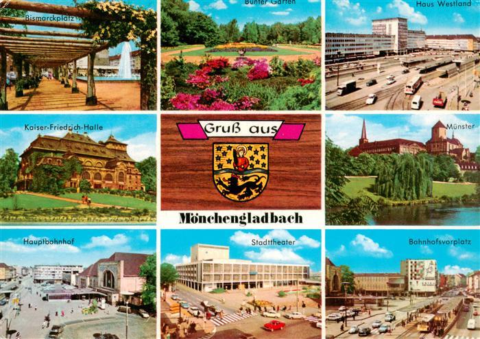 MoeNCHENGLADBACH NRW Bismarckplatz Bunter Garten Haus Westland Kaiser-Friedrich