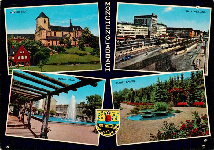 MoeNCHENGLADBACH NRW Muenster Haus Westland Bismarckplatz Bunter Garten