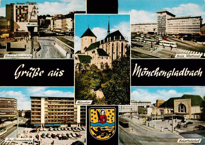 MoeNCHENGLADBACH NRW Bahnhofsvorplatz Haus Westland Muenster Am Sonnenhaus Bahn