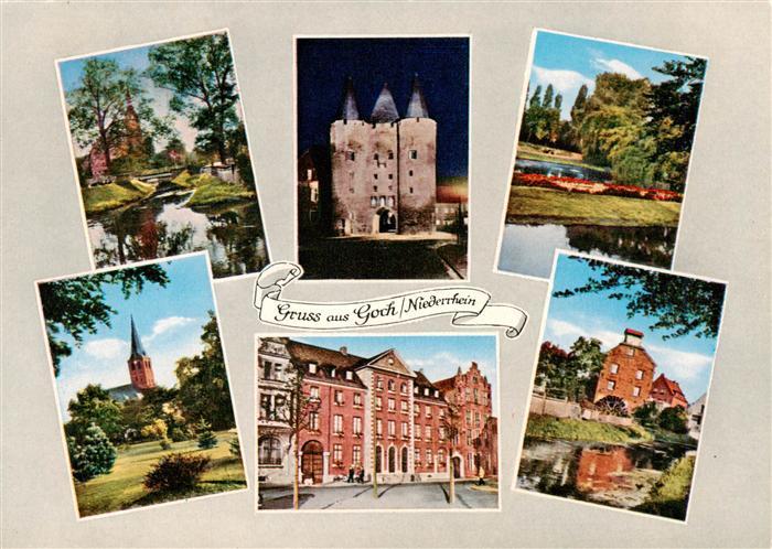 Goch Teilansichten Tor Park Kirche