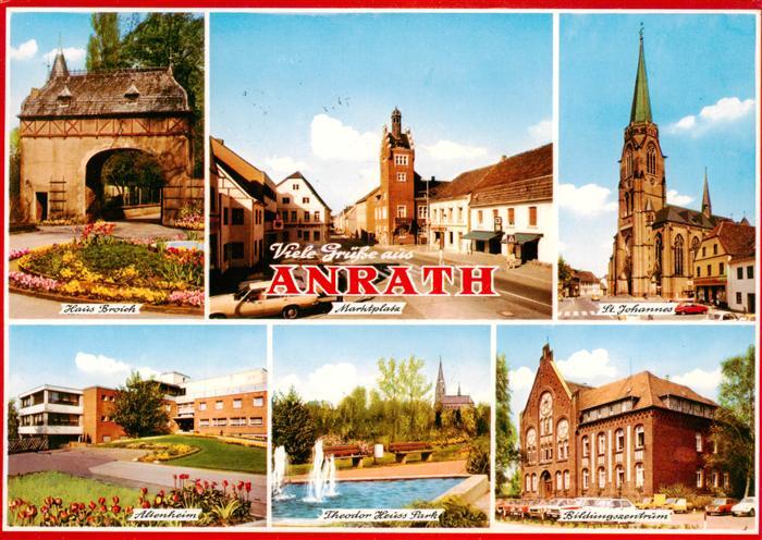 Anrath Rhein Haus Broich Marktplatz Kirche Altenheim Theodor-Heuss-Park Bildungs