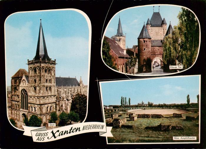 Xanten Dom Klever Tor Roemisches Amphitheater