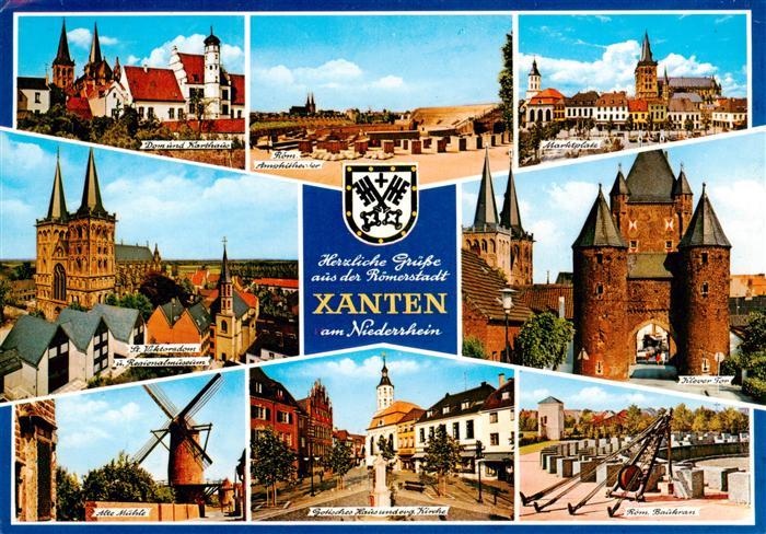 Xanten Dom Karthaus Roemisches Amphitheater Marktplatz Museum Klever Tor Muehle