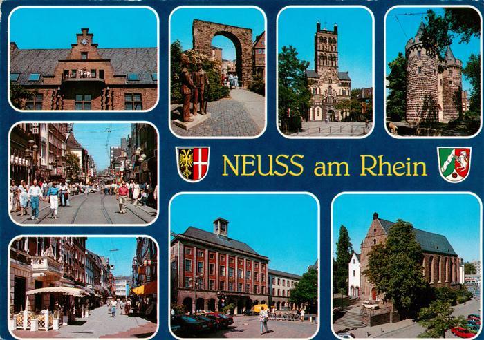 Neuss Motive Stadtzentrum Tor Kirche Denkmal