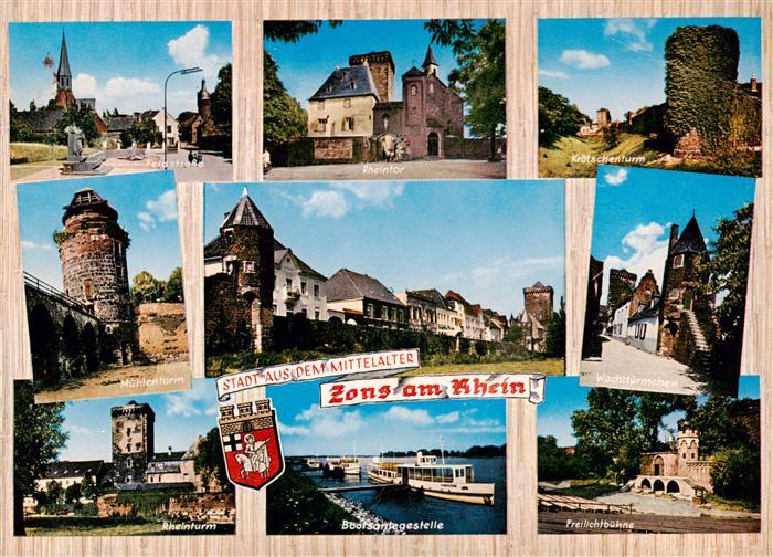 Zons Rhein Sehenswuerdigkeiten Bootsanleger