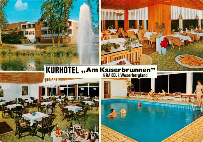 Brakel Westfalen Kurhotel Am Kaiserbrunnen Speisesaal Hallenbad