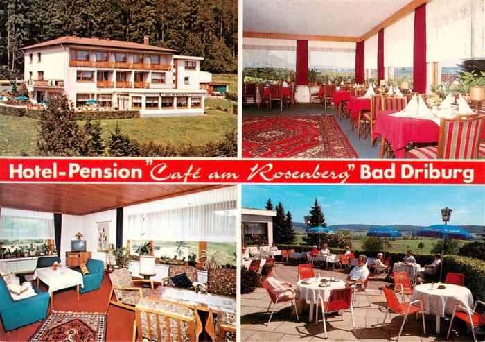 Bad Driburg Hotel Pension Café am Rosenberg Restaurant Terrasse