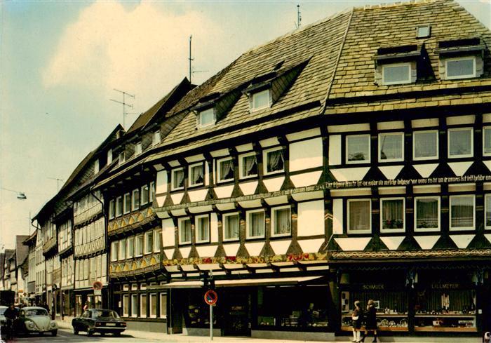 Hoexter Weser Fachwerkhaeuser