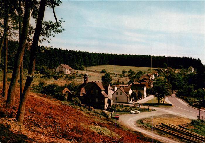 Fohlenplacken Ortsansicht mit Waldcafé Pension Ruebezahl