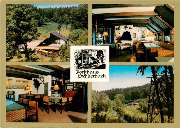 Eschwege Forsthaus Schlierbach Gastraeume Landschaft