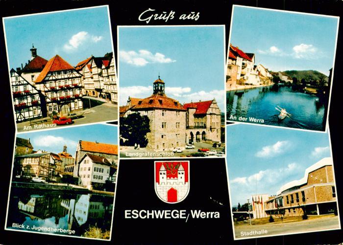 Eschwege Rathaus Jugendherberge Landgrafenschloss Werra Stadthalle