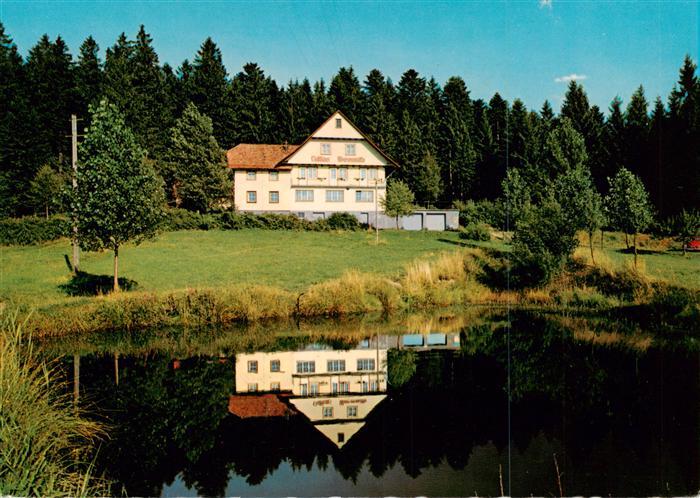 Kirnbach Wolfach Hoehengasthaus Pension Moosenmaettle Teich
