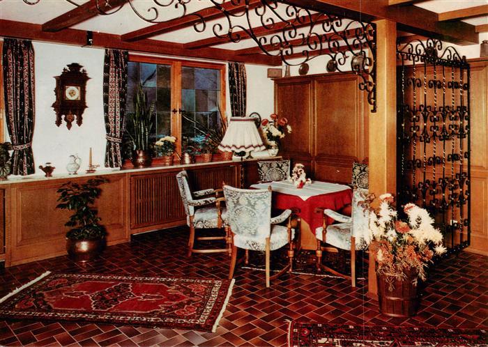 Oberwolfach Gasthof Hotel Hirschen Gastraum