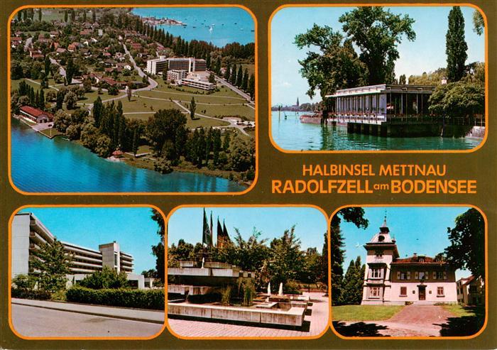 Radolfzell Bodensee Fliegeraufnahme Strandcafe Mettnau Kuranlagen