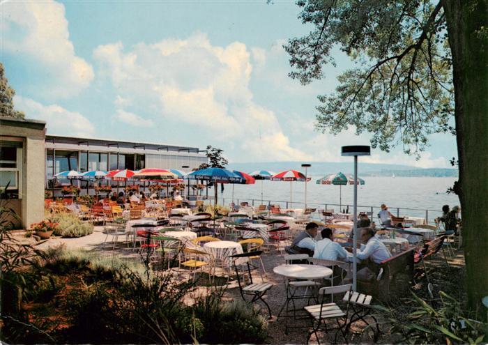 Radolfzell Bodensee Strand Cafe Mettnau