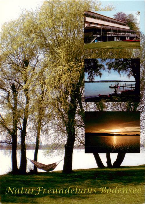 Radolfzell Bodensee Naturfreundehaus Bootssteg Stimmungsbild