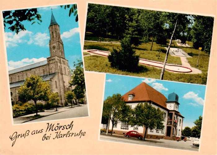 Moersch Rheinstetten Karlsruhe Kirche Minigolf Rathaus