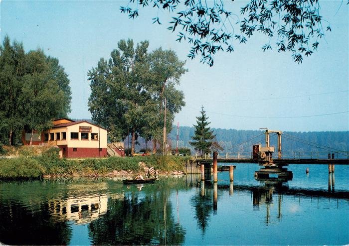 Hochstetten Linkenheim-Hochstetten Gaststaette Fischerheim Insel Rott