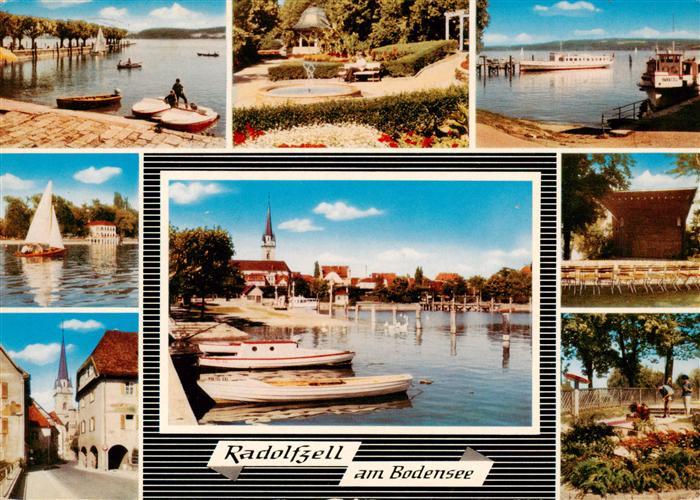 Radolfzell Bodensee Bootshafen Park Anleger Kirche Hafen Minigolf