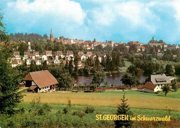 St Georgen  Schwarzwald Stadtansicht