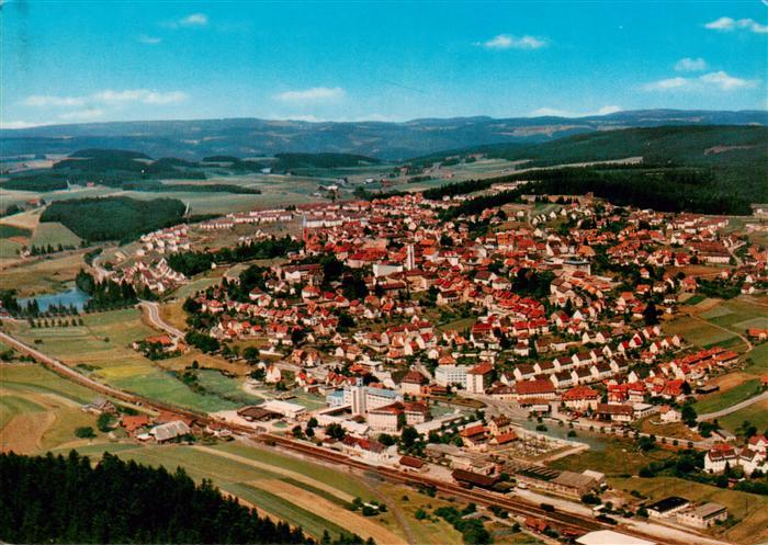 St Georgen  Schwarzwald Fliegeraufnahme