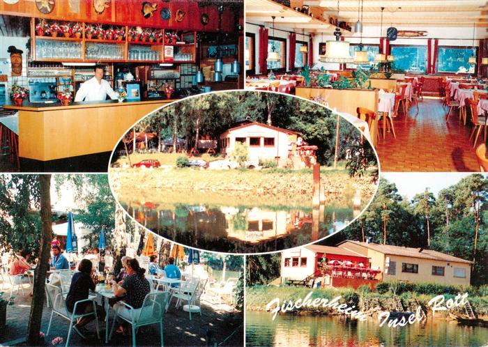 Hochstetten Linkenheim-Hochstetten Fischerheim Insel Rott Theke Gastraum Terrass
