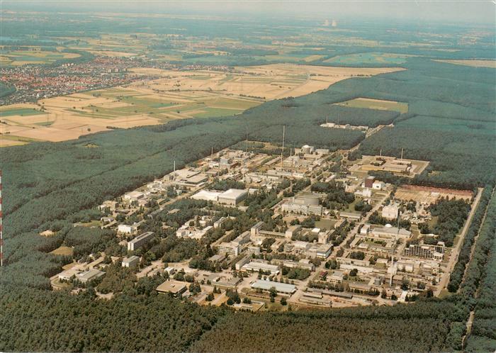 Karlsruhe Baden Kernforschungszentrum Fliegeraufnahme